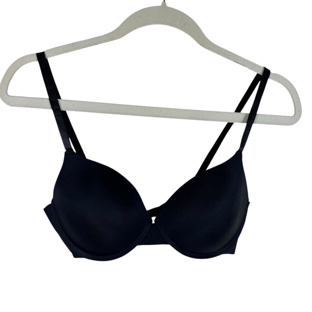 Prima Valentina Intimates Black Tagless Padded Underwire Bra‎ Size 36C